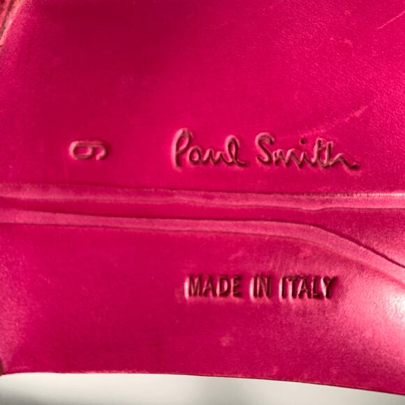 PS by PAUL SMITH Size 7 Pink Leather Slip On Loafers main image 5